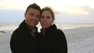 Astronaut Reid Wiseman mit seiner verstorbenen Ehefrau Carroll Taylor Wiseman 