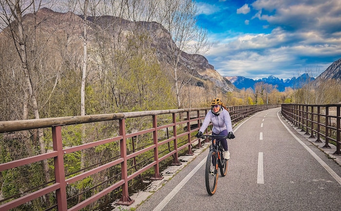 Die Radwege in Friaul sind sensationell – hier der wunderschöne Ciclovia Alpe Adria.