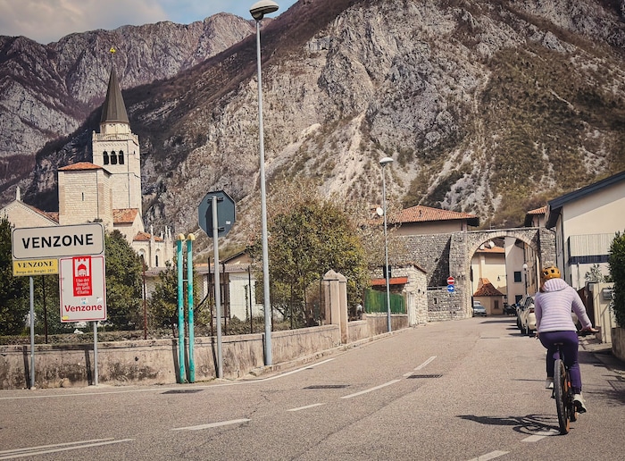Die mittelalterliche Stadt Venzone wurde nach dem Erdbeben komplett neu aufgebaut.