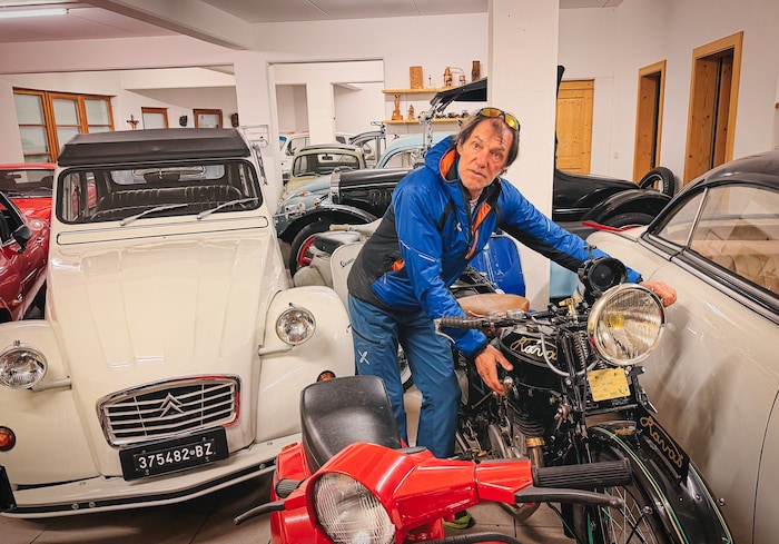 Hans Kammerlanders große Leidenschaft ist das Sammeln von Oldtimern.
