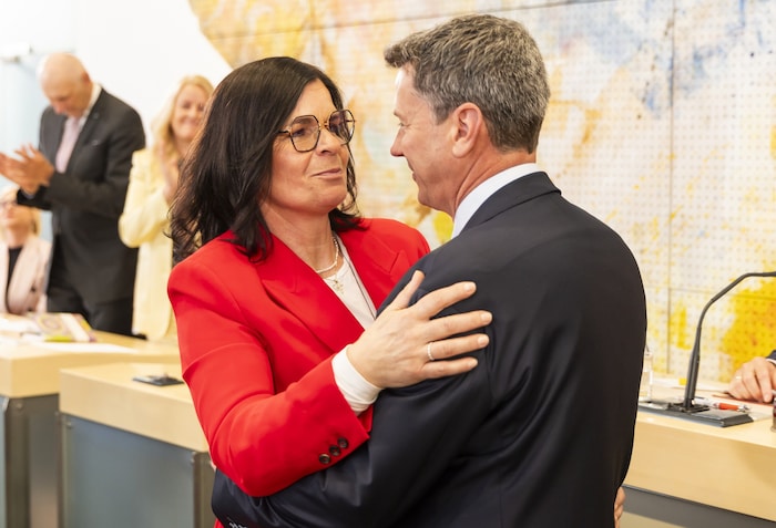 Marika Lagger-Pöllinger ist neue Landesrätin, Daniel Fellner Landeshauptmann.