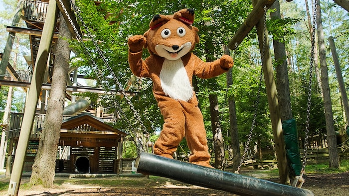 In der Walderlebniswelt am Klopeiner See laden über 80 Attraktionen zum Spielen, Entdecken und ...