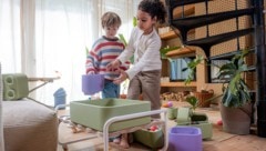 Das System von „poptop“ soll das Aufräumen zu einem Teil des Spiels für Kinder machen.