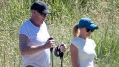 David Hasselhoff und seine Frau Haley Roberts bei einer Wanderung im Kalifornien