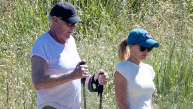 David Hasselhoff und seine Frau Haley Roberts bei einer Wanderung im Kalifornien