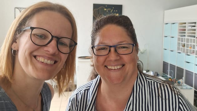 Andrea Karner (li.) und Marina Moyses haben Tipps, um gesund zu bleiben.