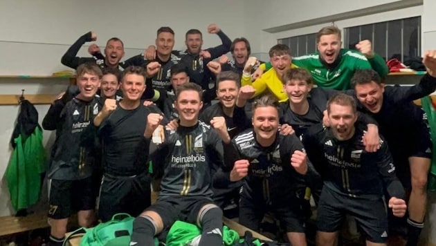 Jubel in der Kabine der Pölser.