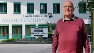 Franz Stumvoll dankt den engagierten und beherzten Teams in den Kliniken Waidhofen an der Thaya ...