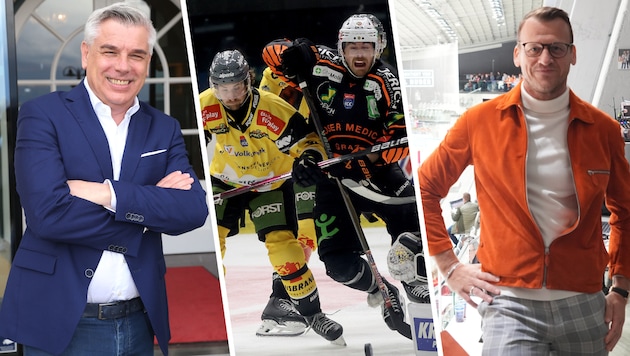 Erich Falkensteiners Pustertaler (l.) treffen auf Herbert Jerichs 99ers (r.)