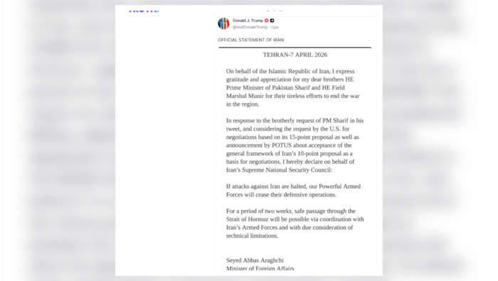 Das von Trump veröffentlichte iranische Statement