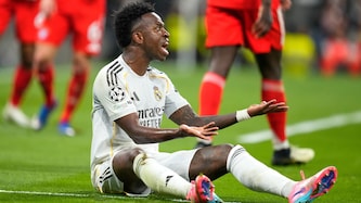 Häufiges Bild: Vinicius Junior reklamiert ein Foulspiel.