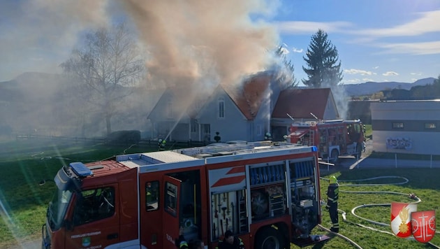 Die giftigen Gase brachten einen Bewohner ins Spital.