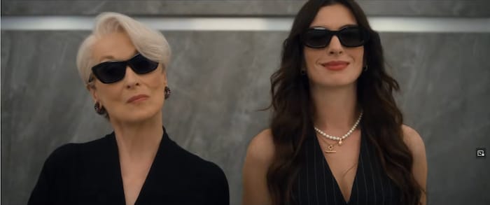 Meryl Streep und Anne Hathaway (r.) in Der Teufel trägt Prada 2