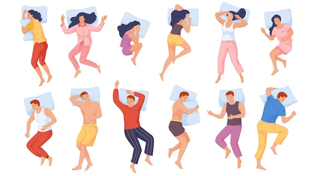 20–80 Mal pro Nacht verändern wir unsere Schlafposition.