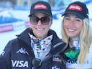 Mikaela Shiffrin mit ihrer Mutter Eileen (l.)