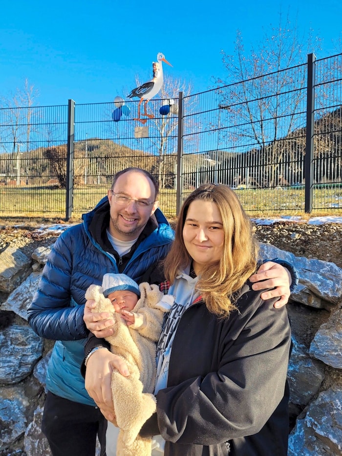 Melanie und Bernd aus Kindberg mit Baby Paul