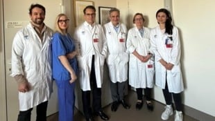 Retteten am Karfreitag zwei Leben: Paul Werner, Sorina Basascu, Daniel Zimpfer, Marek Ehrlich, ...