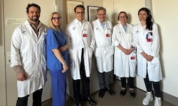 Retteten am Karfreitag zwei Leben: Paul Werner, Sorina Basascu, Daniel Zimpfer, Marek Ehrlich, ...