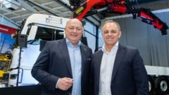 Geschäftsführer Andreas Klauser und Aufsichtsrats-Chef Hubert Palfinger dürfen neben klassischen ...