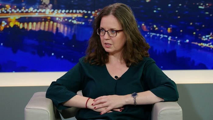 Politologin Eszter Kovàts im krone.tv-Talk