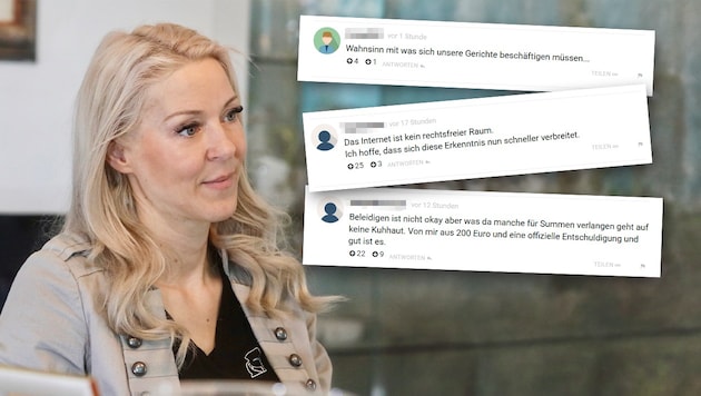 Simone Lugner is taking action against hate posters. She is receiving a lot of support for ...