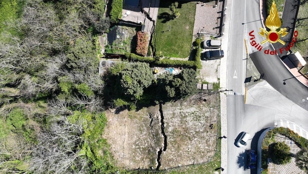 Durch die Gegend um Petacciato zieht sich ein Riss.