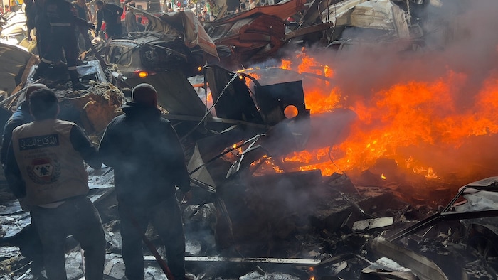 Israels Militär griff vor allem Beirut an.