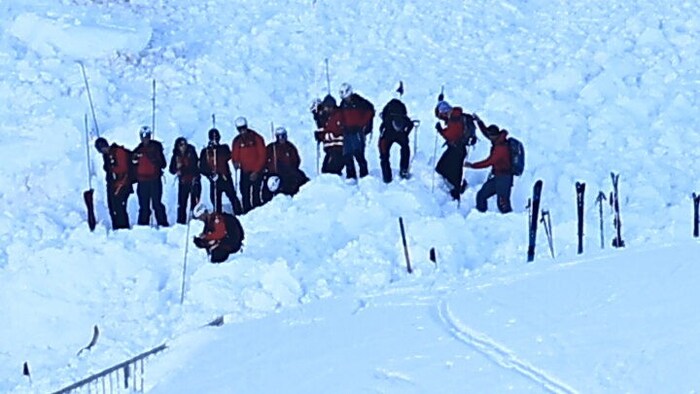 Zahlreiche Bergretter beteiligten sich an der Suche.