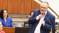 Landeshauptmann Hans Peter Doskozil (SPÖ) befindet sich nach seiner OP noch im Spital in ...