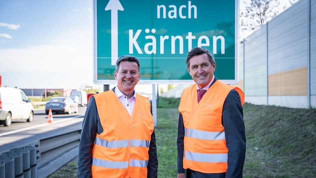 Die „Nach Kärnten“-Tafel ist zurück!