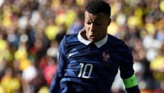 Kylian Mbappe im Trikot der französischen Nationalmannschaft.