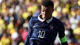 Kylian Mbappe im Trikot der französischen Nationalmannschaft.