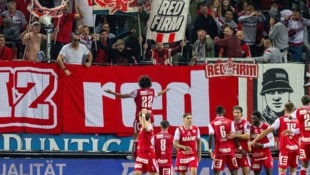 Gegen Altach bejubelte der GAK im Herbst den ersten Saisonsieg.