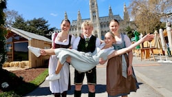 Der Wiener Rathausplatz steht bis zum Sonntag ganz im Zeichen der Steiermark, ihrer Kulinarik ...