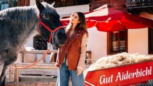 Cathy Hummels übernahm die Patenschaft für Pferd Kathi. 