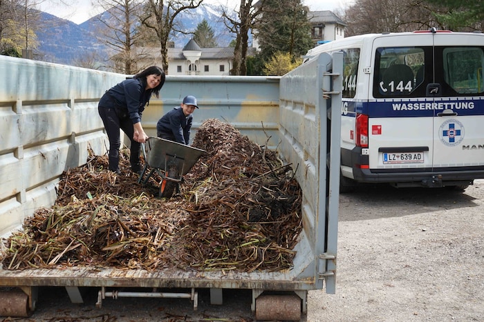 Mehrere Tage lang wurde fleißig gearbeitet.