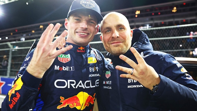 Max Verstappen konnte mit Renningenieur Gianpiero Lambiase vier WM-Titel gewinnen.