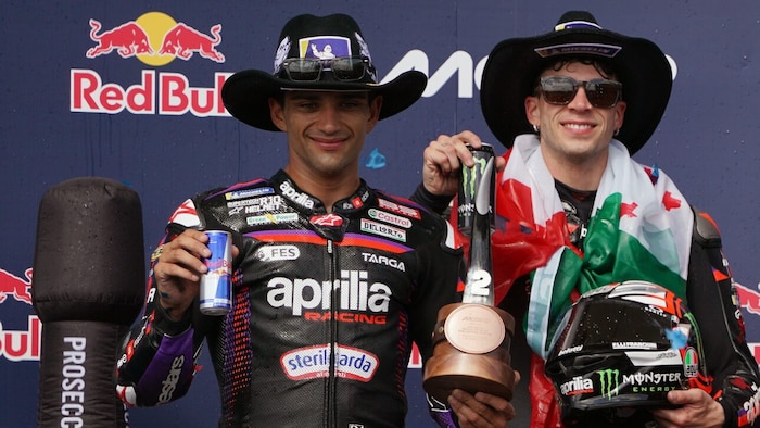Dauergäste am Podium: Jorge Martin (l.) und Marco Bezzecchi (r.)