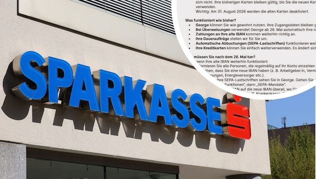 Die Fusion der Sparkasse mit der Erste Bank hat nun auch für die Kunden spürbare Folgen.