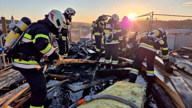 Die Feuerwehren waren gefragt.