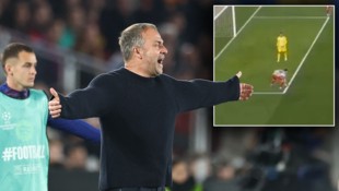 Hansi Flick tobte über diese Szene!