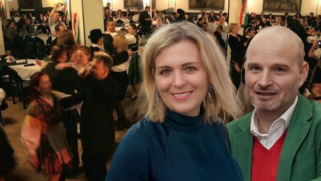 Anna Gazdik (FemConnect) lädt für den Ungarn-Wahlabend zum Public Viewing in einer Grazer Bar. ...