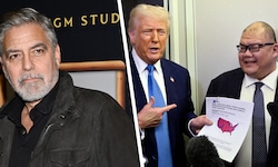 George Clooney, der mittlerweile französischer Staatsbürger ist, wird nach Kritik an Trump von ...