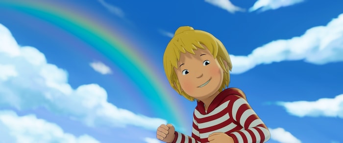 Conni stellt fest, dass das Wetter wieder besser ist und sie weiterfahren können.