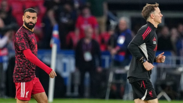 Mohamed Salah war bei der Liverpool-Blamage gegen PSG zum Zuschauen verdammt.