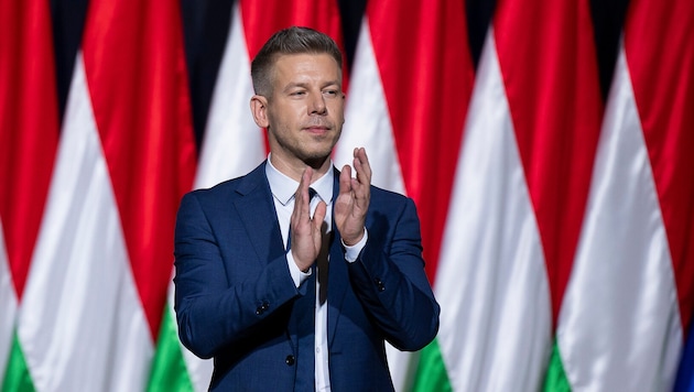 Péter Magyar von der ungarischen Opposition hat laut Umfragen derzeit gute Karten.