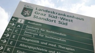Am LKH Graz II, Standort Süd, kam es am Donnerstag zu einem Brand in einem Patientenzimmer.