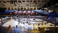 Der Aufbau läuft: Die Bühne des Eurovision Song Contest soll eine Hommage an den kreativen Geist ...