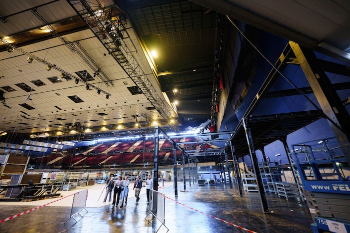 Hier entsteht gerade der berühmte Green Room. Fertiggestellt soll er von der Wiener ...