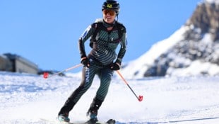 Skibergsteigerin Sarah Dreier kürte sich heuer zur Europameisterin.